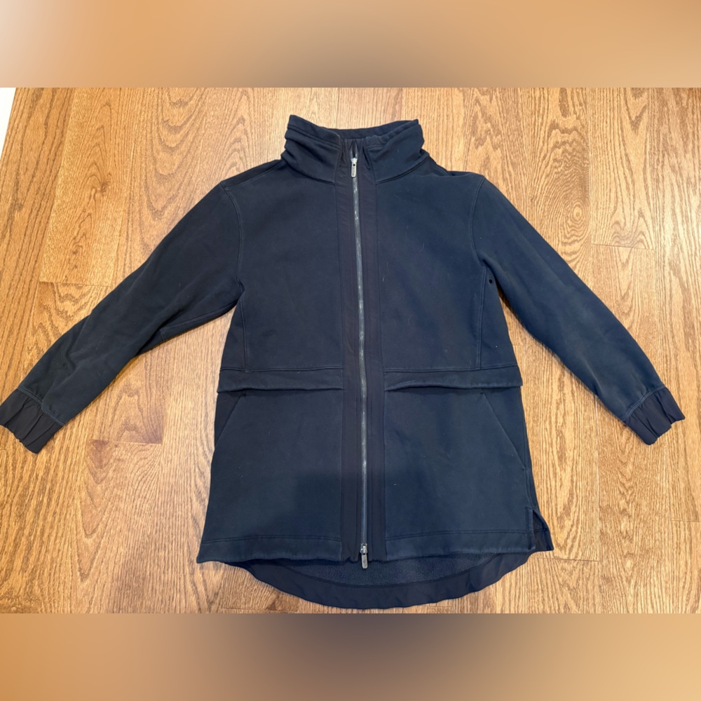 Lululemon Black Full-Zip Sweatshirt